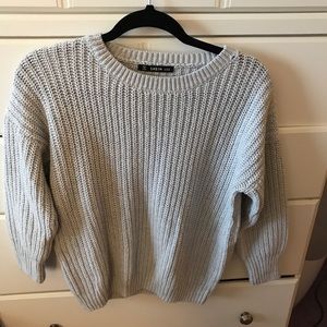 Scoop neck sweater